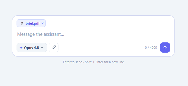 Screenshot of the AI Prompt Composer snippet rendered live