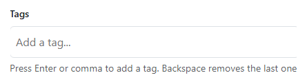 Bootstrap Tag Input Field