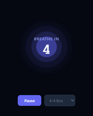 Screenshot of the Breathing / Focus Ring snippet rendered live