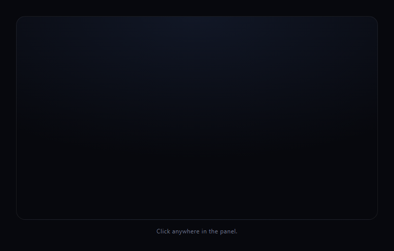 Screenshot of the Canvas Ripple Click Effect snippet rendered live