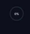 Screenshot of the Native CSS Scroll Progress Ring snippet rendered live