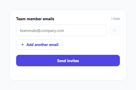 Screenshot of the Dynamic Field Array — Add/Remove Repeatable Form Rows snippet rendered live