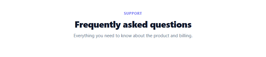 Screenshot of the Two-Column FAQ snippet rendered live