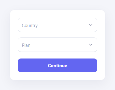 Screenshot of the Floating Label Select snippet rendered live
