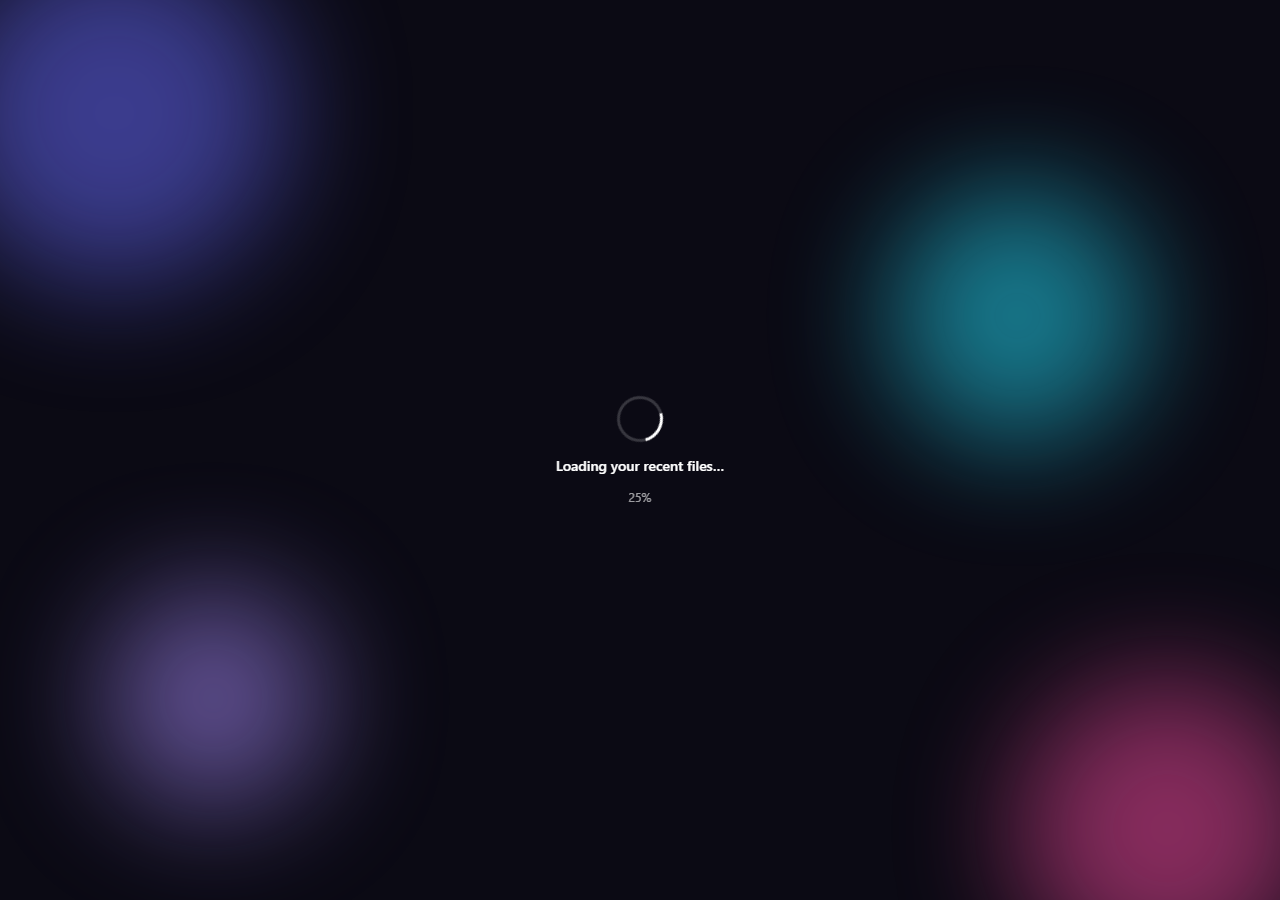 Screenshot of the Gradient Mesh Loading Screen snippet rendered live