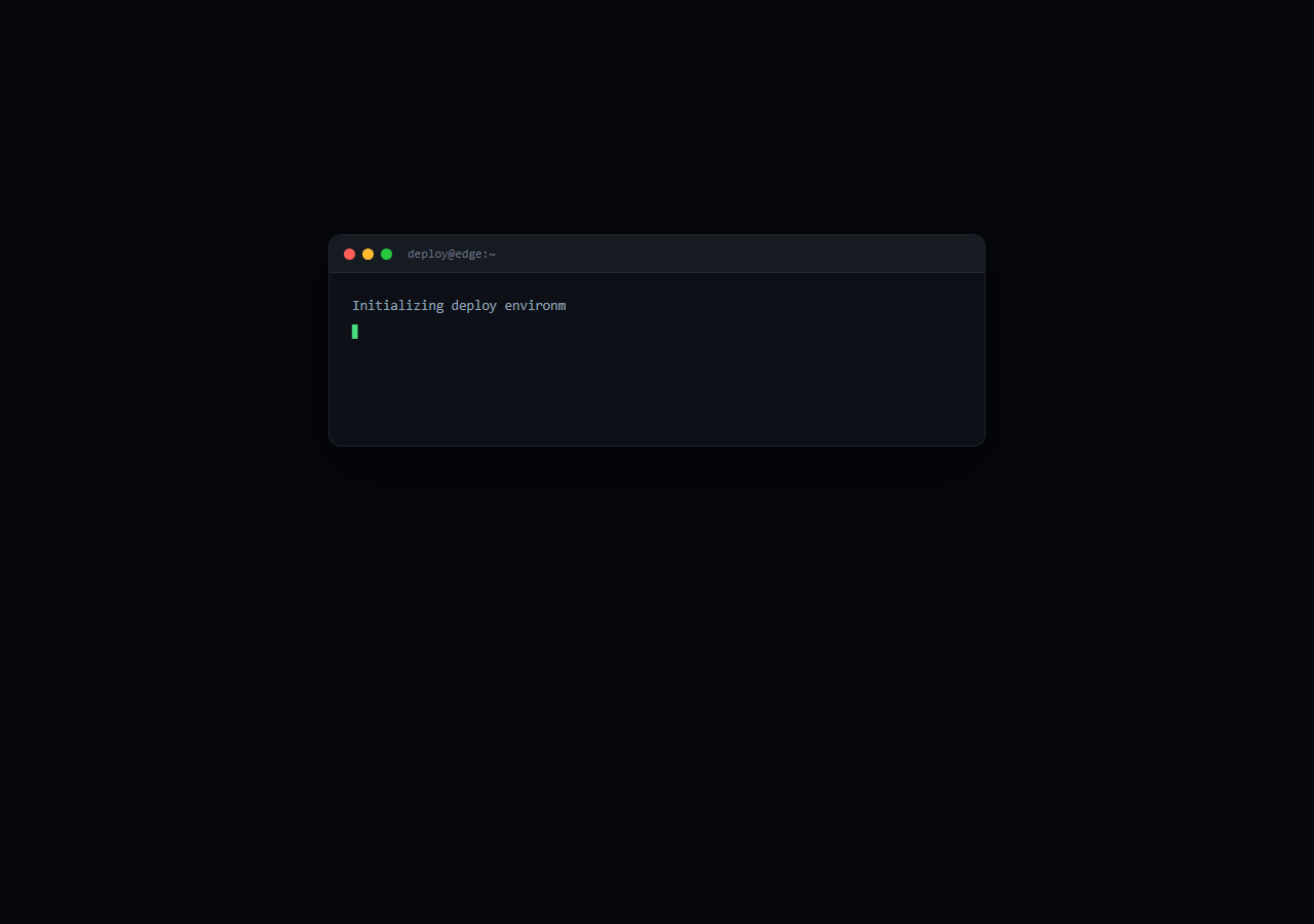 Screenshot of the Hero with Terminal Boot Sequence snippet rendered live