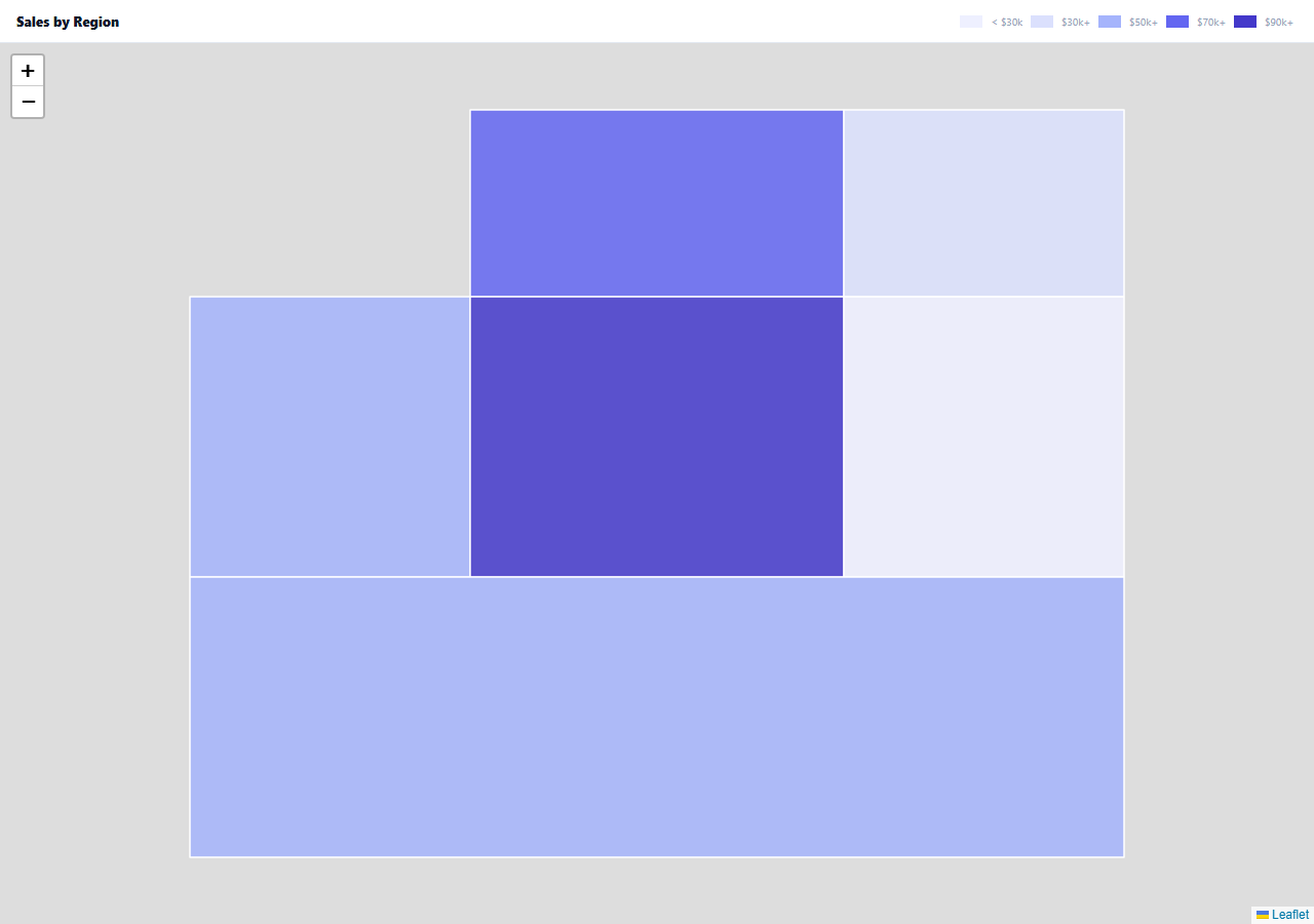 Leaflet GeoJSON Region Choropleth