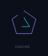 Screenshot of the SVG Logo Draw-In Loader snippet rendered live