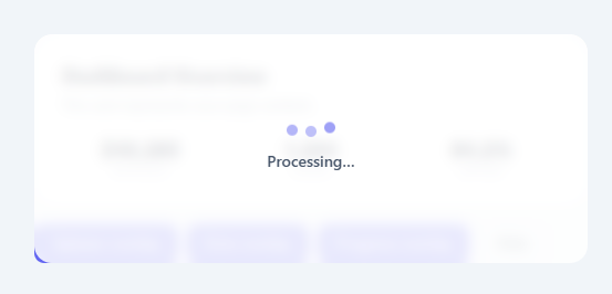 Screenshot of the Loading Overlay snippet rendered live