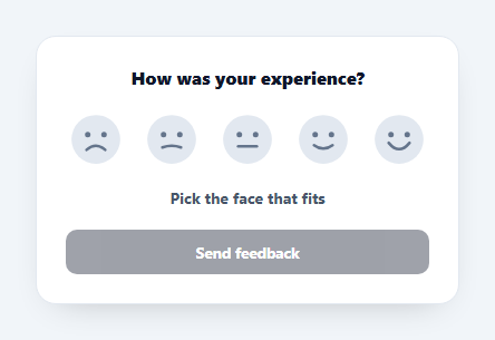 Screenshot of the Mood Picker snippet rendered live