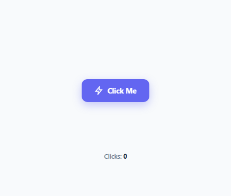 Screenshot of the Particle Explosion Click Button snippet rendered live