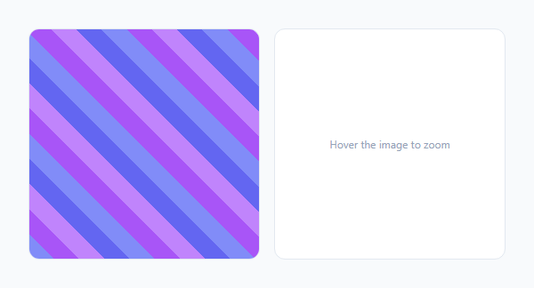 Screenshot of the Product Image Magnify Lens snippet rendered live