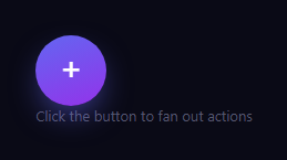 Screenshot of the Radial Menu snippet rendered live