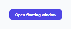 Screenshot of the Resizable, Draggable Floating Modal Window snippet rendered live
