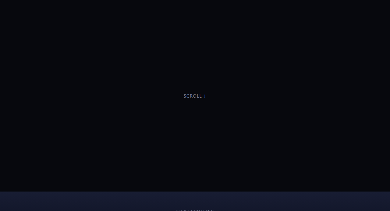 Screenshot of the Scroll Blinds Reveal snippet rendered live