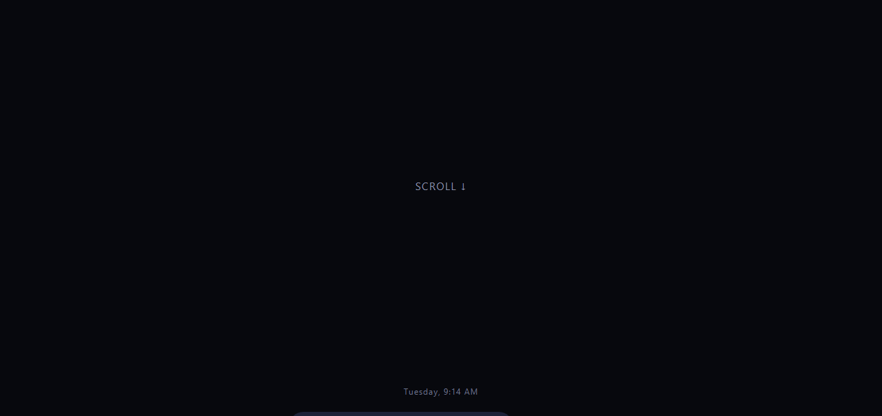 Screenshot of the Scroll Chat Story snippet rendered live