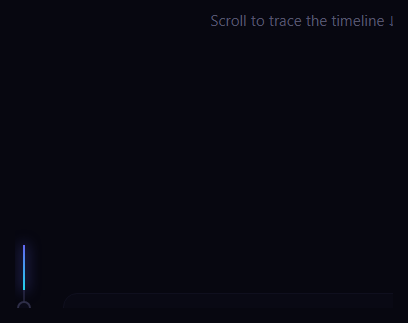 Scroll Timeline Beam