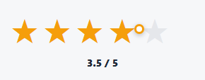 Star-Rating Drag Slider