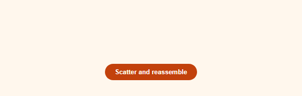 Screenshot of the Text Scatter Assemble snippet rendered live